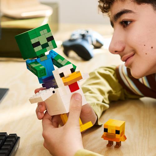 LEGO® Minecraft® Chicken Jockey Building Toy Decor 21582 -  - Fagan Toys