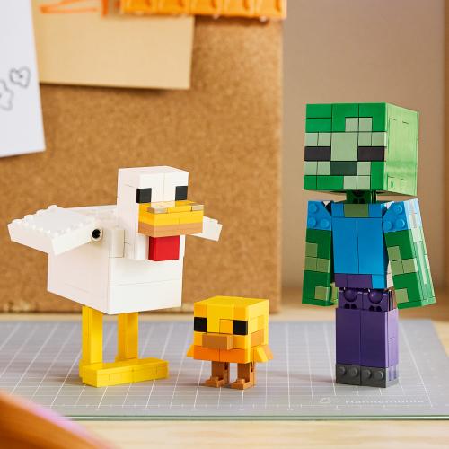 LEGO® Minecraft® Chicken Jockey Building Toy Decor 21582 -  - Fagan Toys