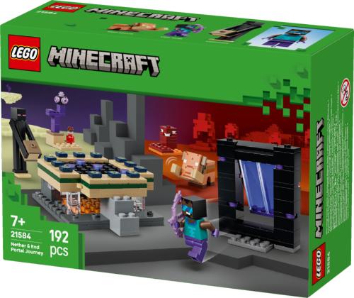 LEGO Minecraft Nether & End Portal Journey Gamer Toy 21584