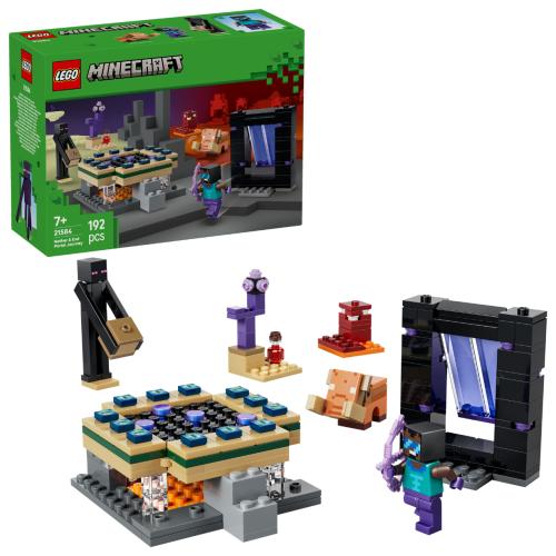 LEGO Minecraft Nether & End Portal Journey Gamer Toy 21584