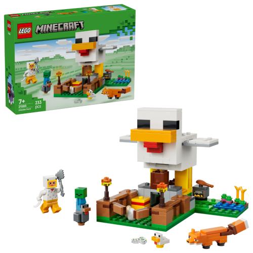 LEGO Minecraft Chicken Farm - Gaming Building Toy 21585