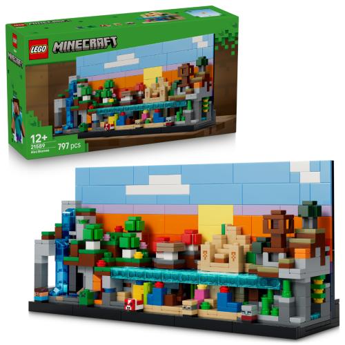 LEGO Minecraft Mini Biomes Gaming Art Building Set 21589