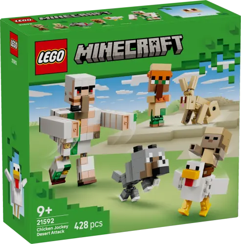 LEGO® Minecraft® Chicken Jockey Desert Attack Toy 21592 -  - Fagan Toys