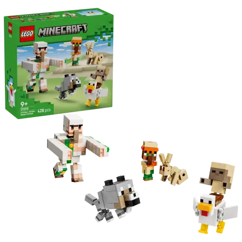 LEGO® Minecraft® Chicken Jockey Desert Attack Toy 21592