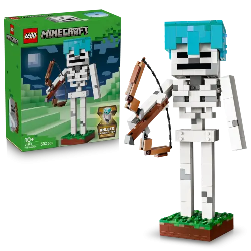 LEGO® Minecraft® The Skeleton Gaming Decor Toy 21594