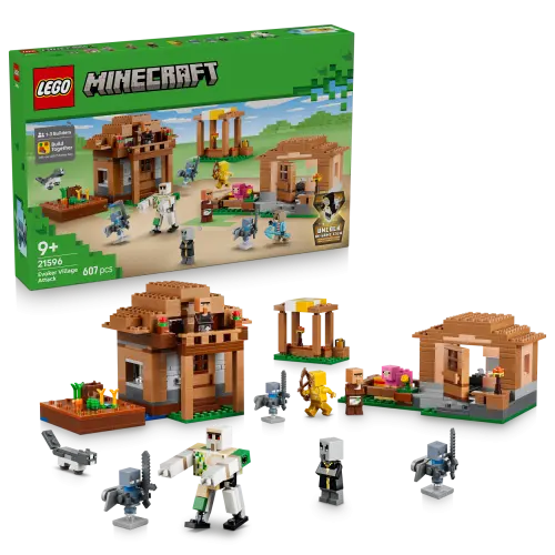 LEGO® Minecraft® Evoker Village Attack Toy Playset 21596