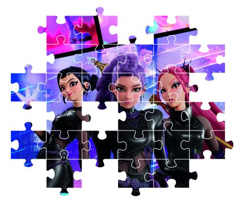 KPOP DEMON HUNTERS PUZZLE 300 PCS -  - Fagan Toys