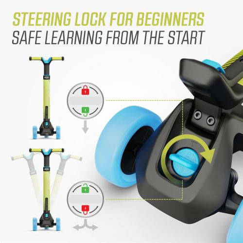 BERG Nexo Foldable Scooter Lime -  - Fagan Toys