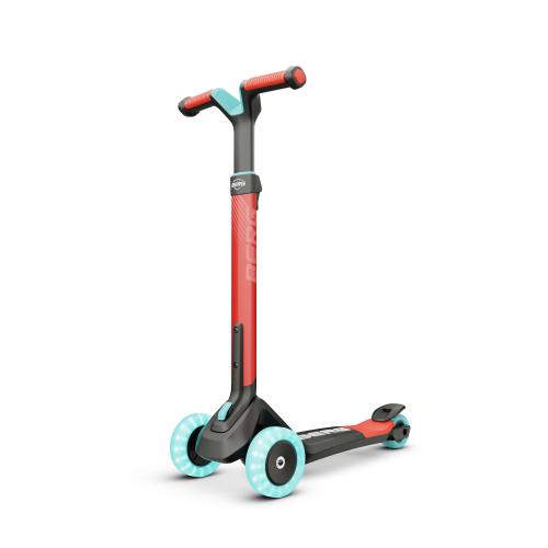BERG Nexo Foldable Lights Scooter Red