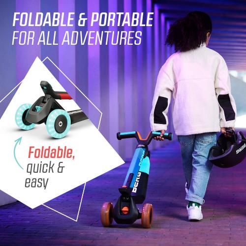 BERG Nexo Foldable Lights Scooter Red - Toymaster - Fagan Toys