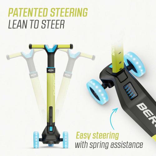 BERG Nexo Foldable Lights LED-deck Lime Scooter - Toymaster - Fagan Toys