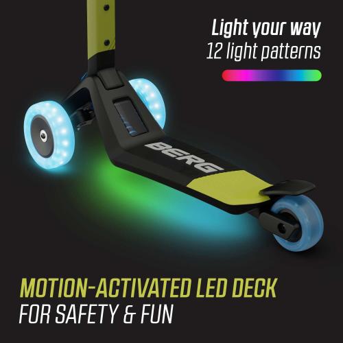 BERG Nexo Foldable Lights LED-deck Lime Scooter - Toymaster - Fagan Toys