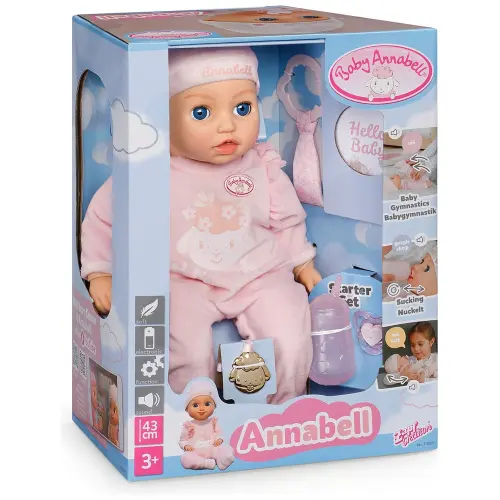Baby Annabell Interactive Doll Active Annabell 43cm -  - Fagan Toys