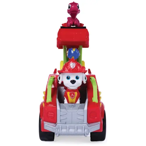 PAW Patrol: The Dino Movie Vehicle Marshall Dino Rescue Fire Truck with Rhubarb -  - Fagan Toys