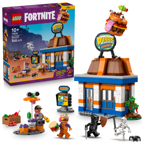 LEGO Fortnite Durrr Burger Restaurant Video Game Toy 77076