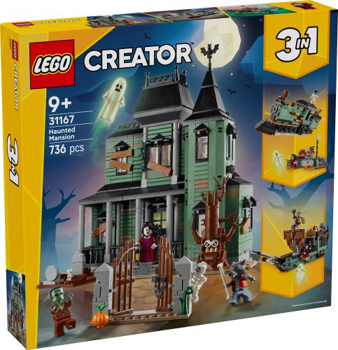 LEGO  Creator 3in1 Haunted Mansion House Building Toy 31167
