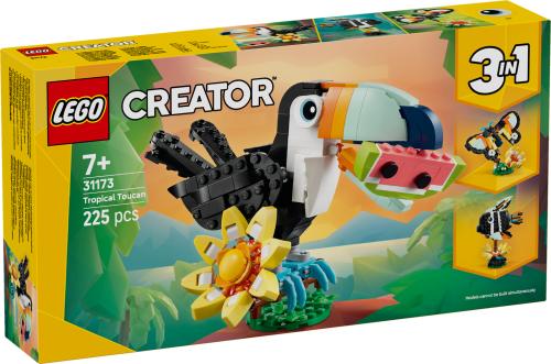 LEGO Creator 3in1 Wild Animals: Tropical Toucan Figure Playset 31173