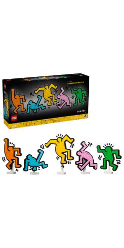 LEGO Art Keith Haring – Dancing Figures Living Room Decor 31216