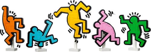 LEGO Art Keith Haring \u2013 Dancing Figures Living Room Decor 31216