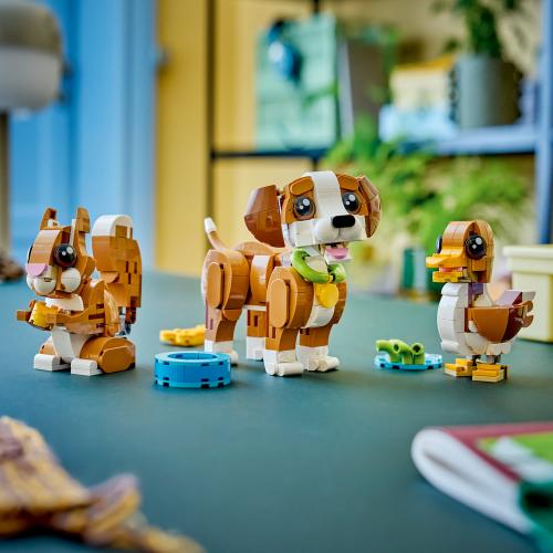 LEGO\u00ae Creator 3 in 1 Cute Animals: Playful Puppy Dog 31382