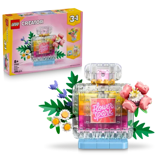 LEGO® Creator 3 in 1 Floral Decor Perfume Bottle 31383