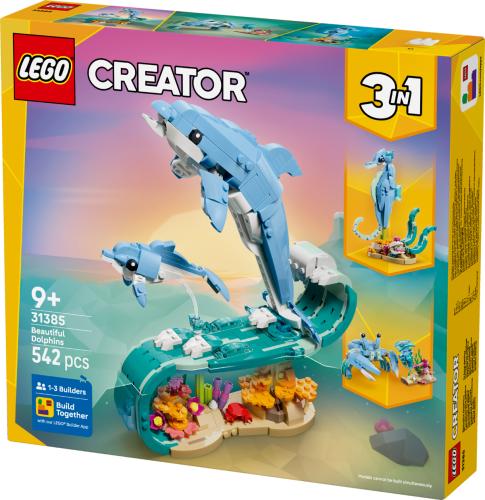 LEGO Creator 3 in 1 Sea Animals: Beautiful Dolphins 31385