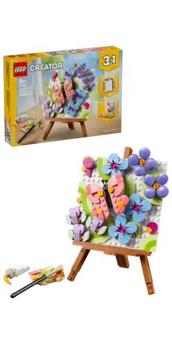 LEGO® Creator 3 in 1 Floral Art Decor Painting 31390