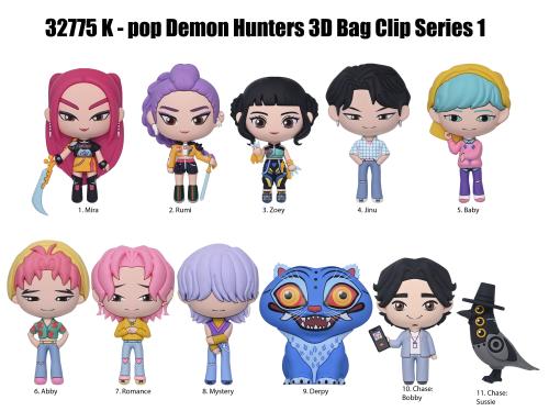 K-POP Demon Hunters Series 1 Bag Clips -  - Fagan Toys