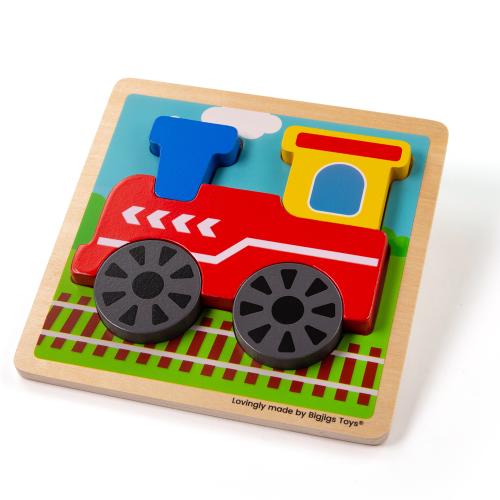 Bigjigs Toys Chunky Lift-Out Puzzle - Train