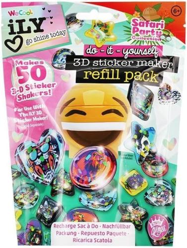 3D Sticker Maker Refills - Safari Party
