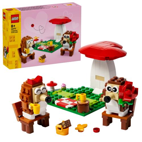 LEGO Hedgehog Picnic Date Animal Toy Playset 40711