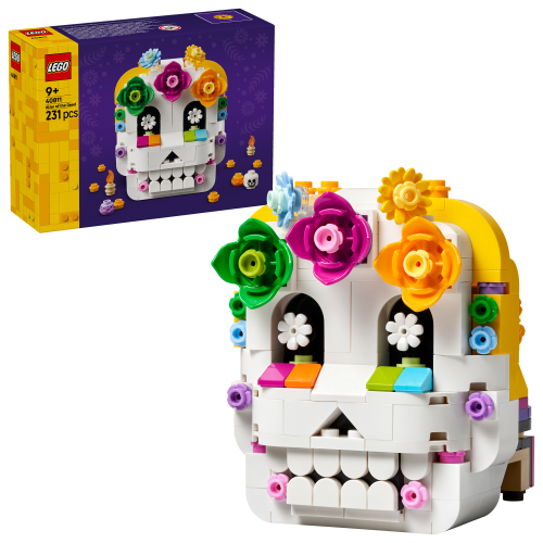 LEGO® Altar of the Dead Día De Los Muertos Skull Decor 40811