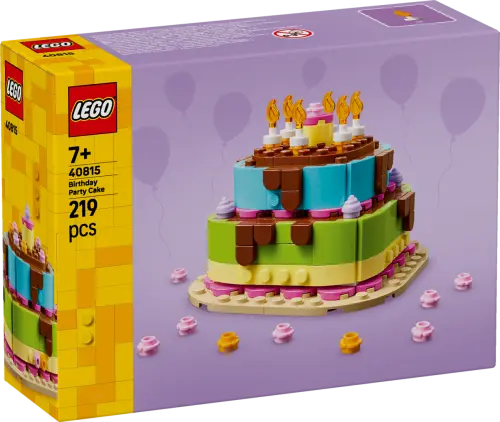 LEGO® Birthday Party Cake with Decorations, Fun Gift Set, Table Decor 40815 -  - Fagan Toys