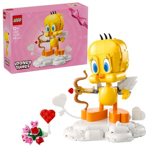 LEGO Looney Tunes Sweetheart Tweety Bird Figure Display Building Kit 40824
