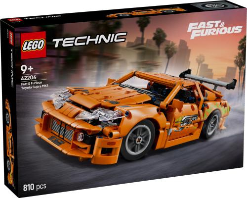 LEGO Technic Fast and Furious Toyota Supra MK4 Toy Car Model Kit 42204