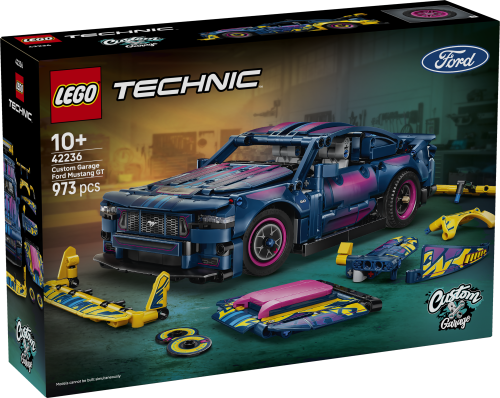 LEGO® Technic™ Custom Garage Ford Mustang GT Car Toy 42236 -  - Fagan Toys