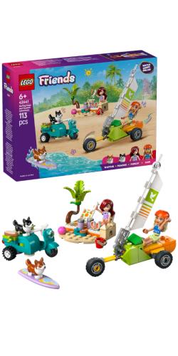 LEGO Friends Surfing Dogs and Scooter Adventure Building Toy 42641