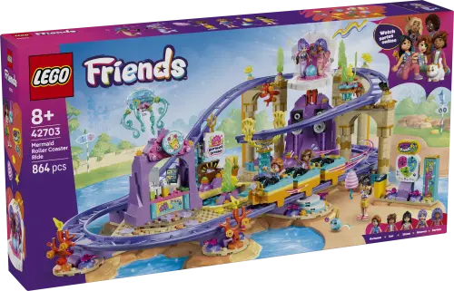 LEGO® Friends Mermaid Roller Coaster Ride Building Toy 42703 -  - Fagan Toys