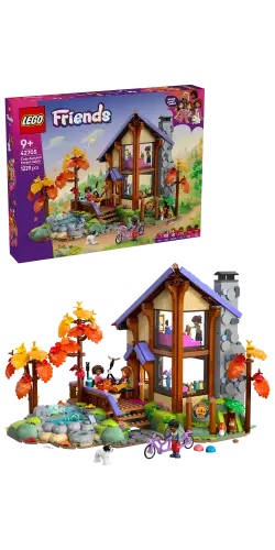 LEGO® Friends Cozy Fall Forest Cabin Building Toy 42705