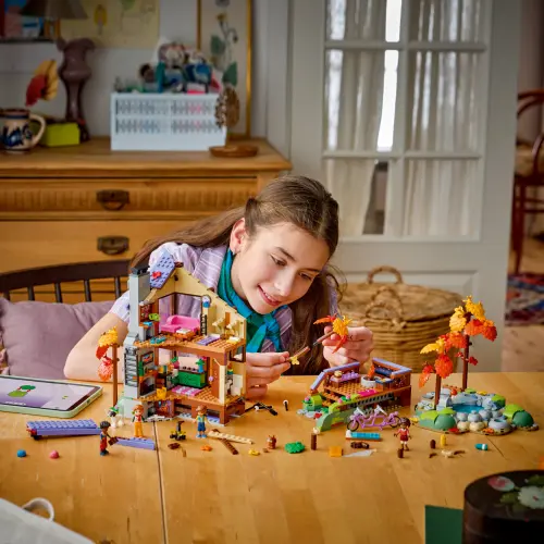 LEGO® Friends Cozy Fall Forest Cabin Building Toy 42705 -  - Fagan Toys