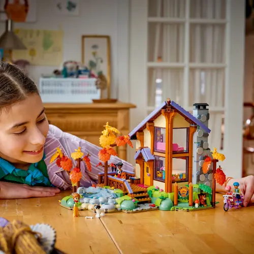 LEGO® Friends Cozy Fall Forest Cabin Building Toy 42705 -  - Fagan Toys
