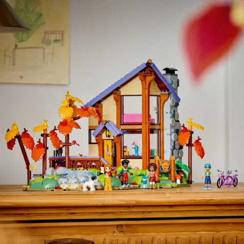 LEGO® Friends Cozy Fall Forest Cabin Building Toy 42705 -  - Fagan Toys