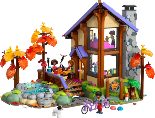 LEGO® Friends Cozy Fall Forest Cabin Building Toy 42705 -  - Fagan Toys