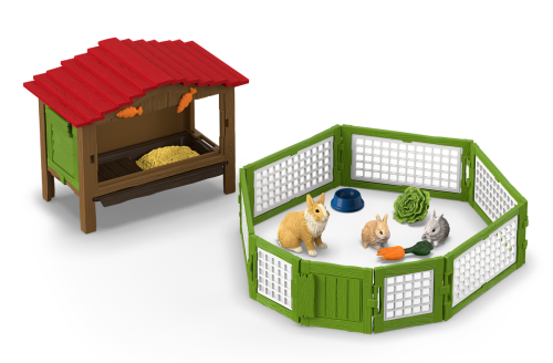 Schleich Farm World Rabbit Hutch Playset 42728 - Schleich - Fagan Toys