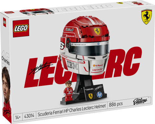 LEGO Editions Scuderia Ferrari HP Charles Leclerc Helmet 43014 -  - Fagan Toys