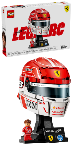 LEGO Editions Scuderia Ferrari HP Charles Leclerc Helmet 43014