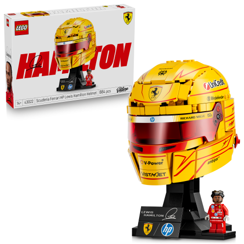 LEGO Editions Scuderia Ferrari HP Lewis Hamilton Helmet 43022