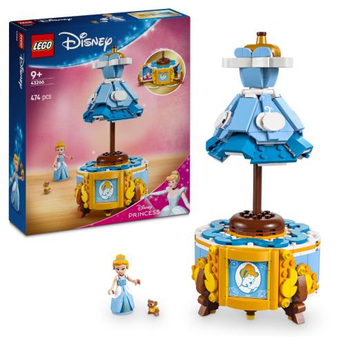 LEGO Disney Princess Cinderella’s Dress Building Kit with Character 43266
