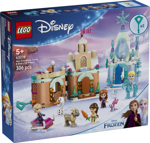 LEGO | Disney Frozen Mini Arendelle Castle & Elsa’s Ice Palace 43278 -  - Fagan Toys