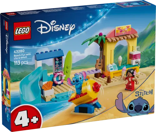 LEGO® Disney Beach Fun with Lilo & Stitch 43280 -  - Fagan Toys